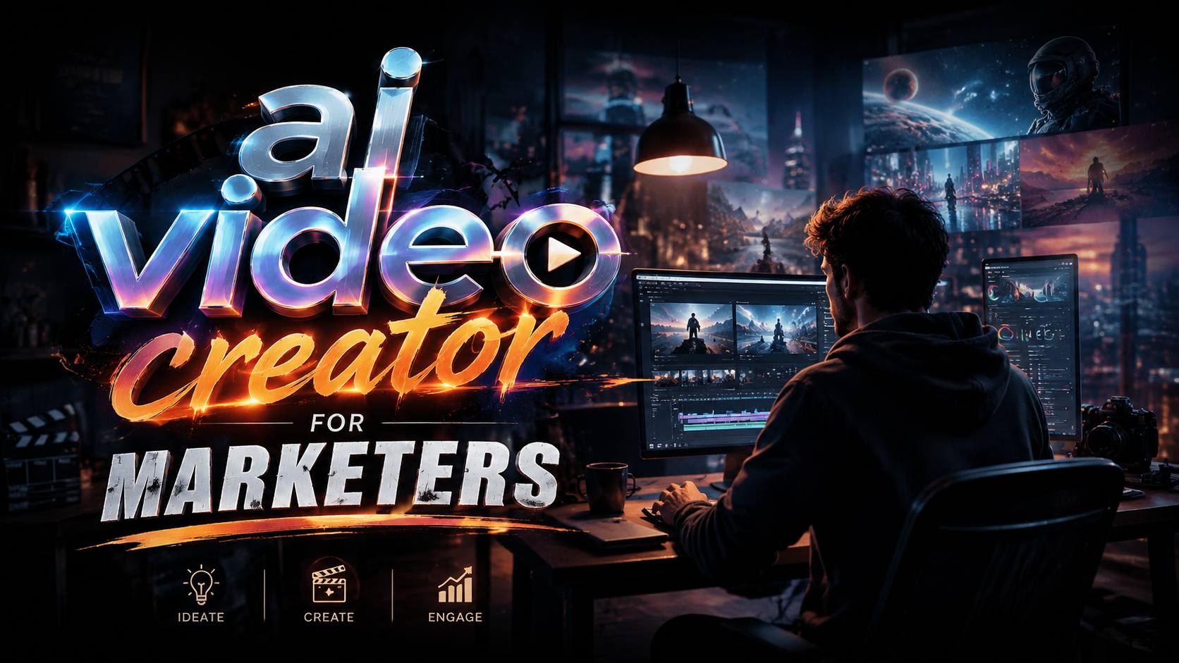 Creador de videos con IA para marketers: Herramientas 2026