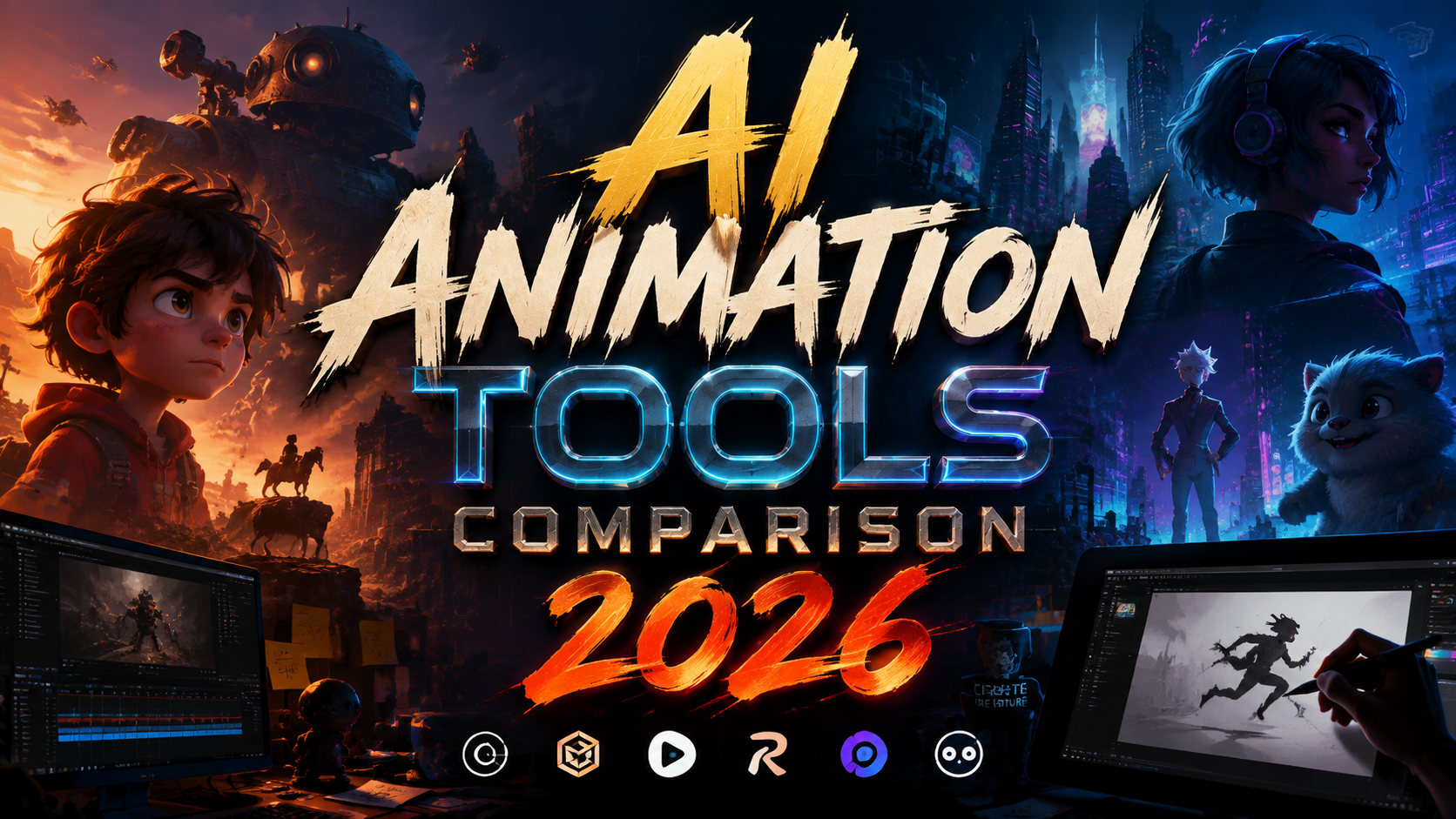 Comparación de herramientas de animación con IA: Guía 2026