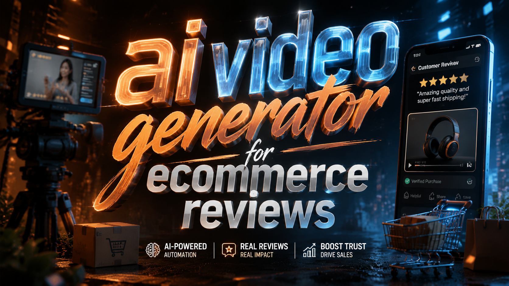 AI Video Generator for Ecommerce Reviews (2026) - Boost Sales Fast
