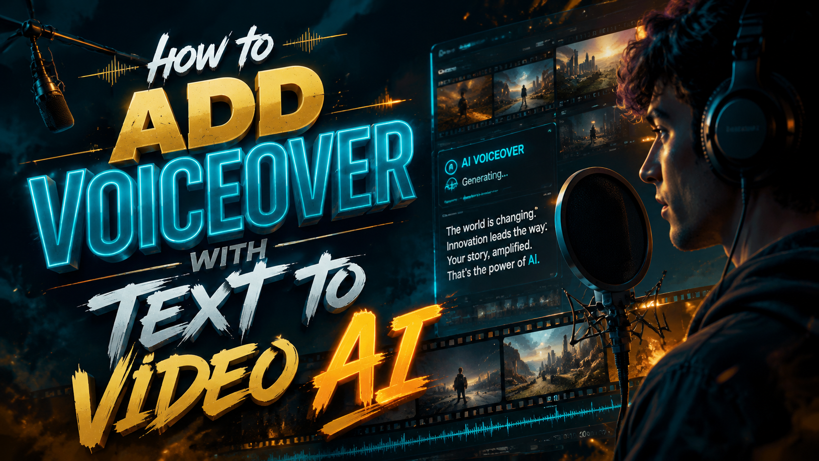 How to Add Voiceover with Text to Video AI (2026 Guide)