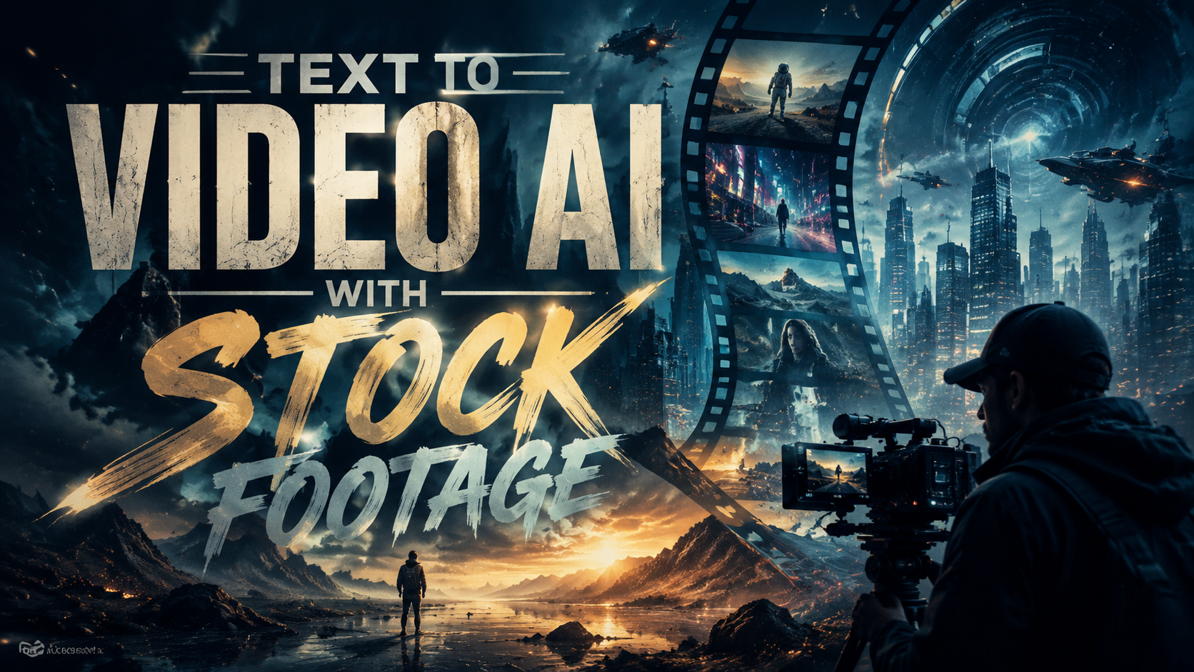 Text to Video AI com Stock Footage: Crie Vídeos Profissionais