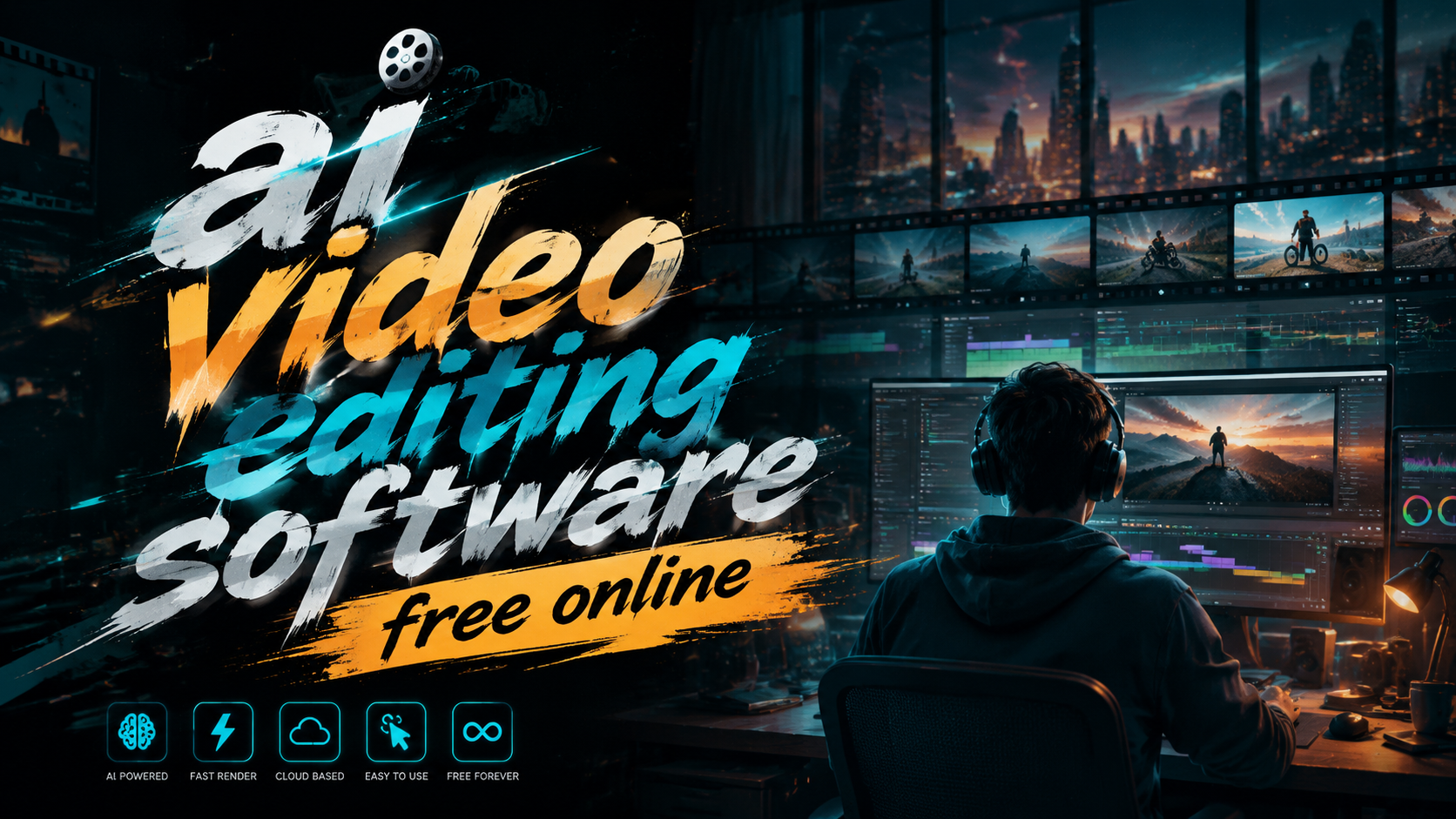 Melhor Software de Edição de Vídeo com IA Grátis Online em 2026