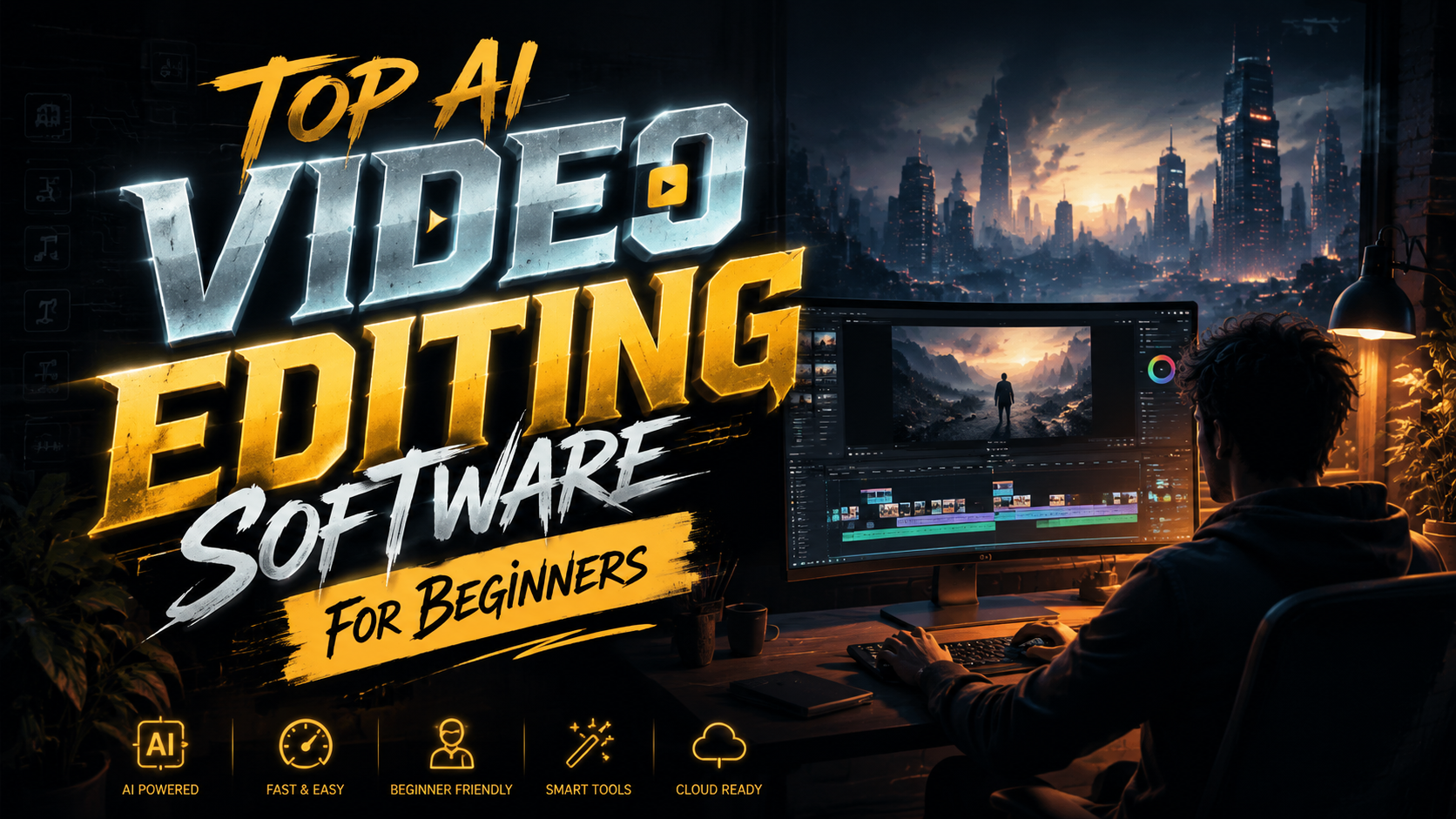 Top Software de Edición de Vídeo con IA para Principiantes (2026)