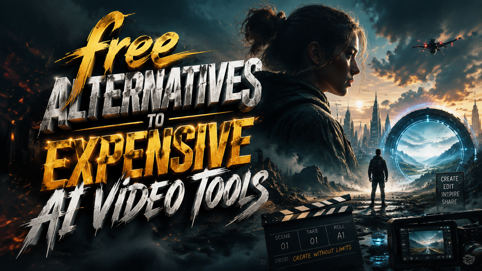 Alternativas gratuitas a costosas herramientas de IA para video