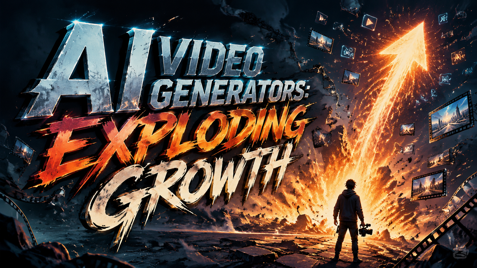 Generadores de video con IA: crecimiento explosivo en 2026