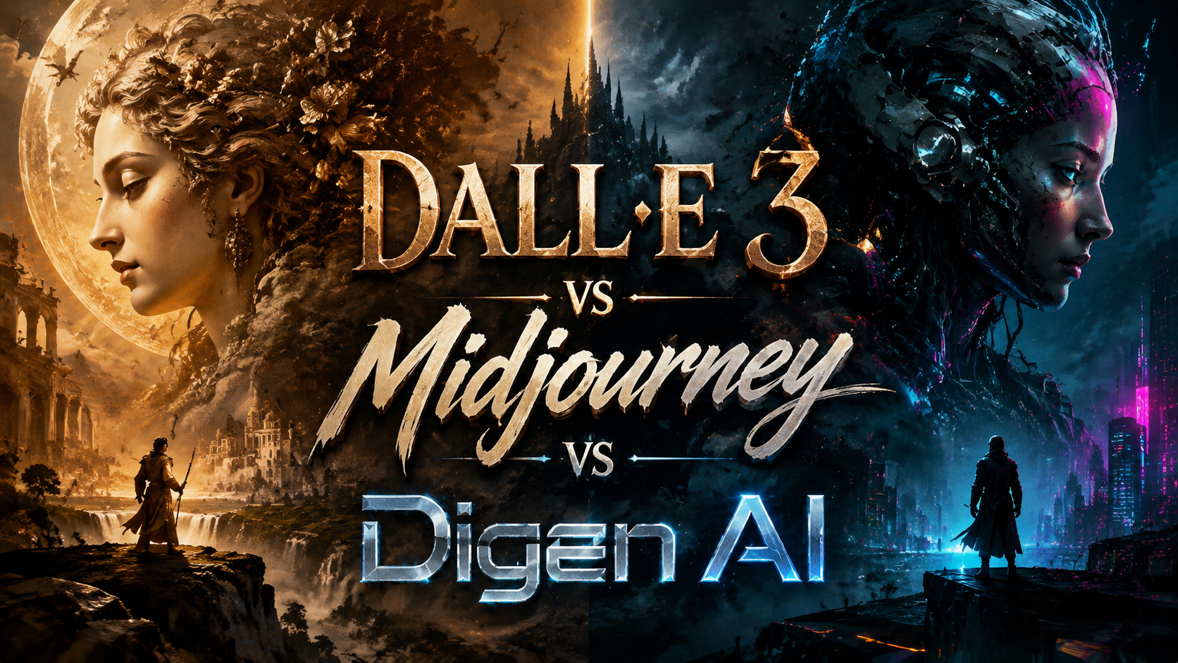 DALL-E 3 vs Midjourney vs Digen AI: Comparativa 2026
