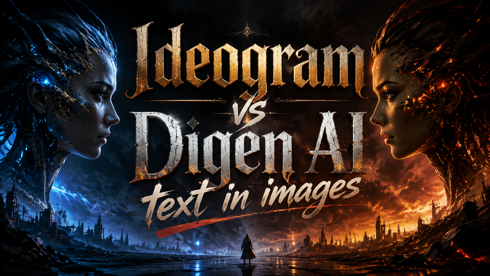 Ideogram vs Digen AI: Texto en imágenes comparado (2026)