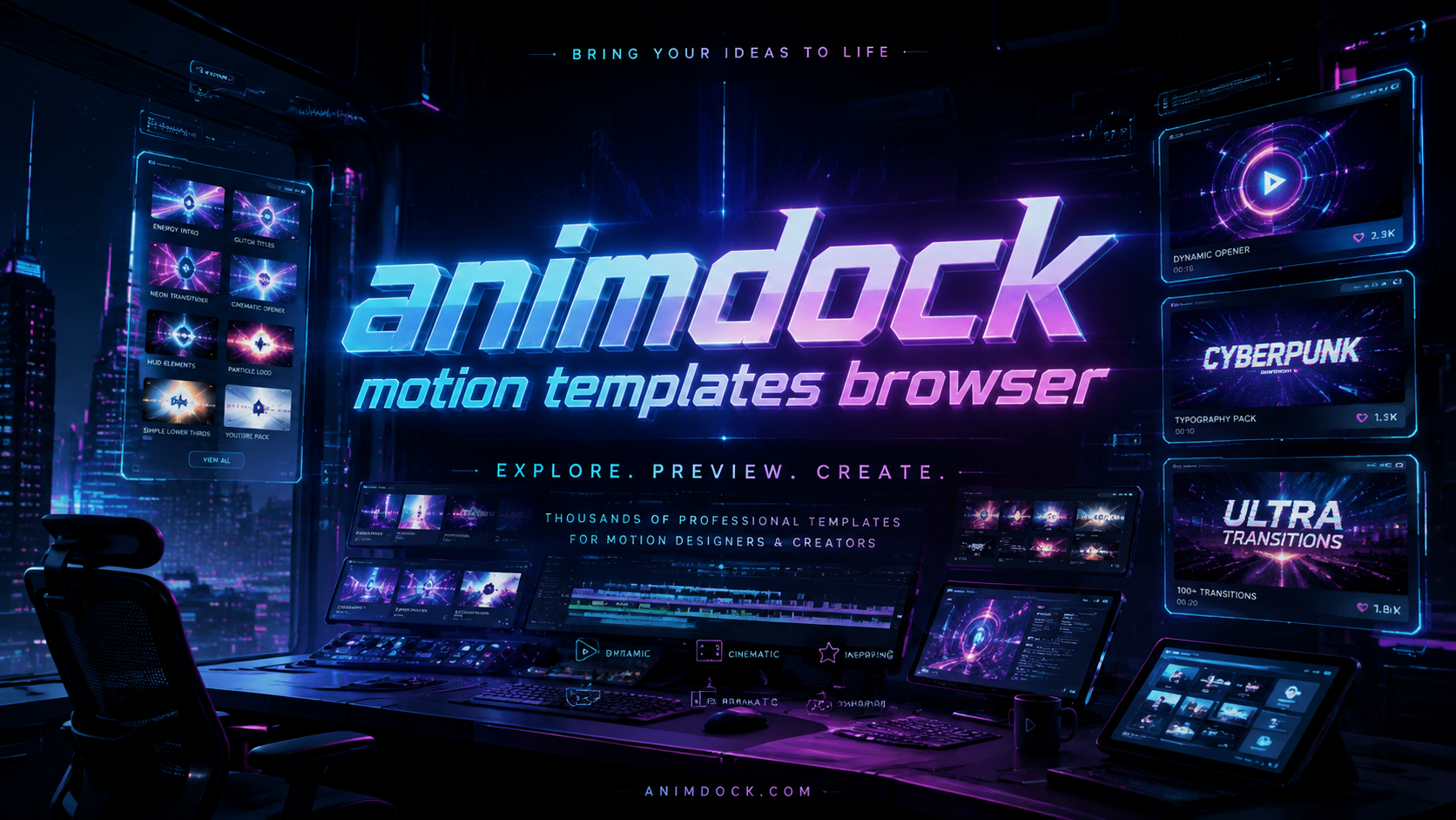 AnimDock Motion Templates Browser 2026: Next-Gen Editing