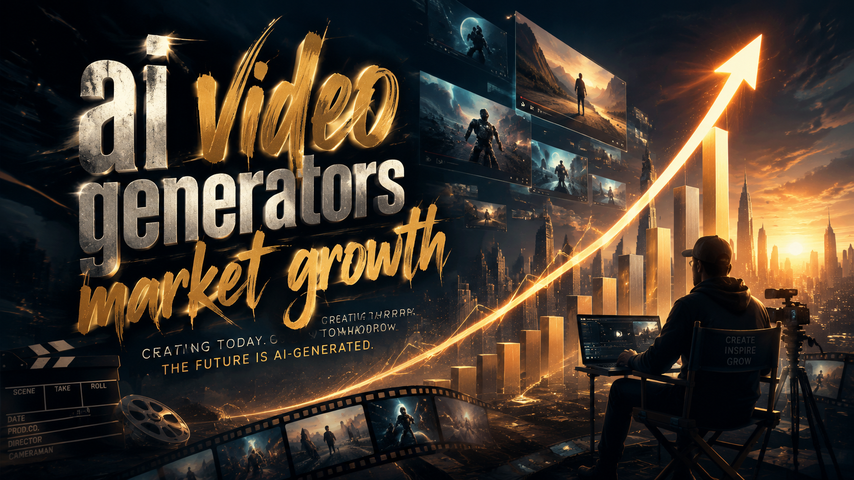 Crecimiento del mercado de generadores de vídeo con IA para 2026
