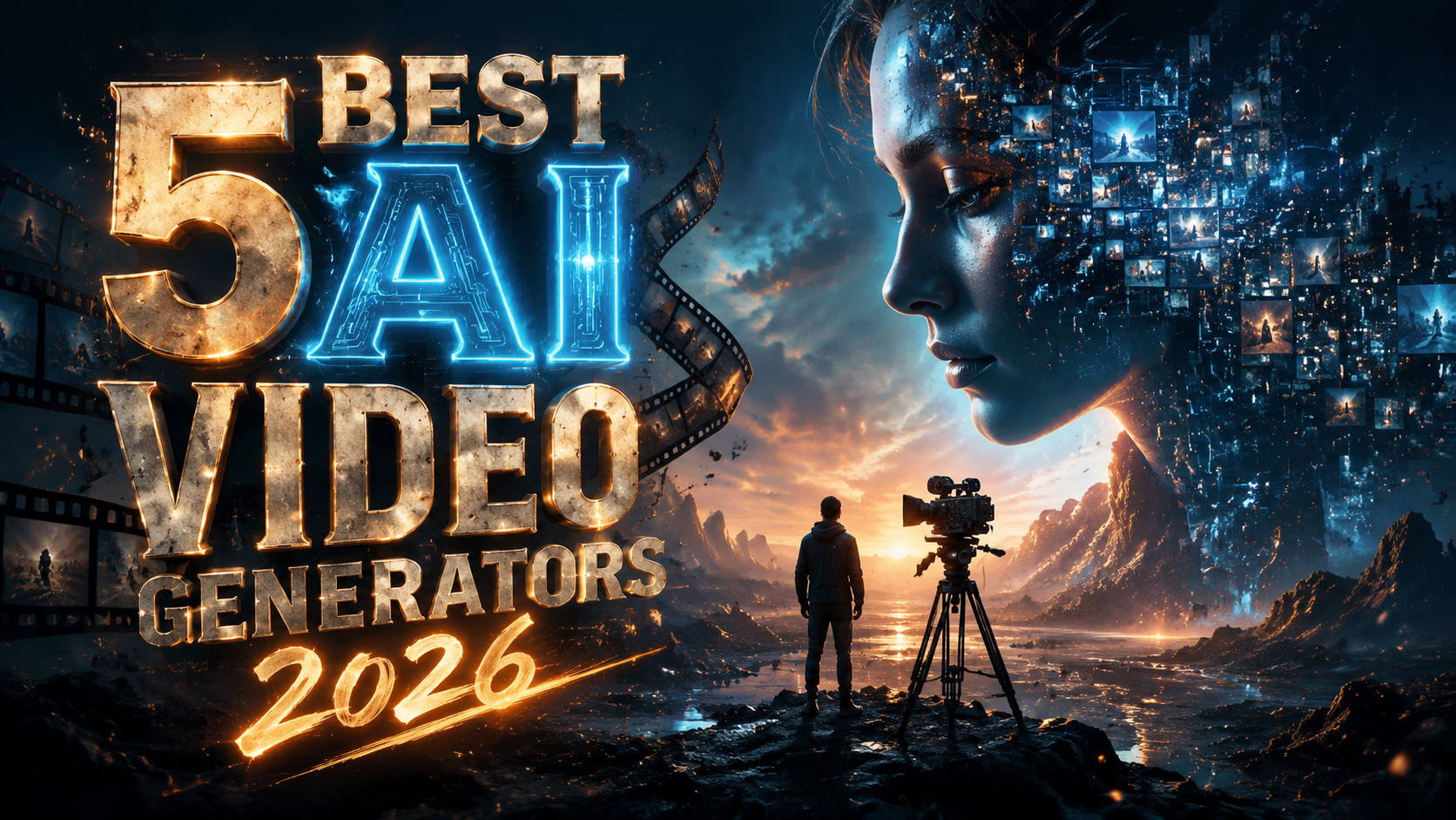 Los 5 mejores generadores de vídeo con IA en 2026