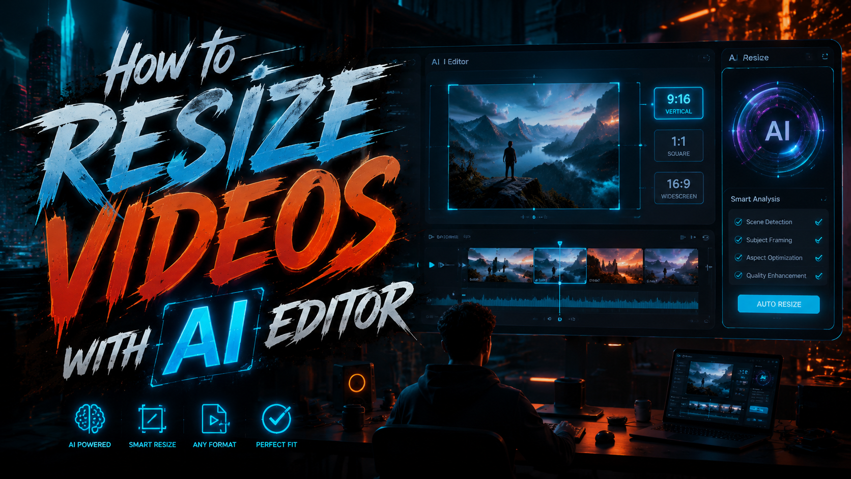 How to Resize Videos with AI Editor (2026 Guide)