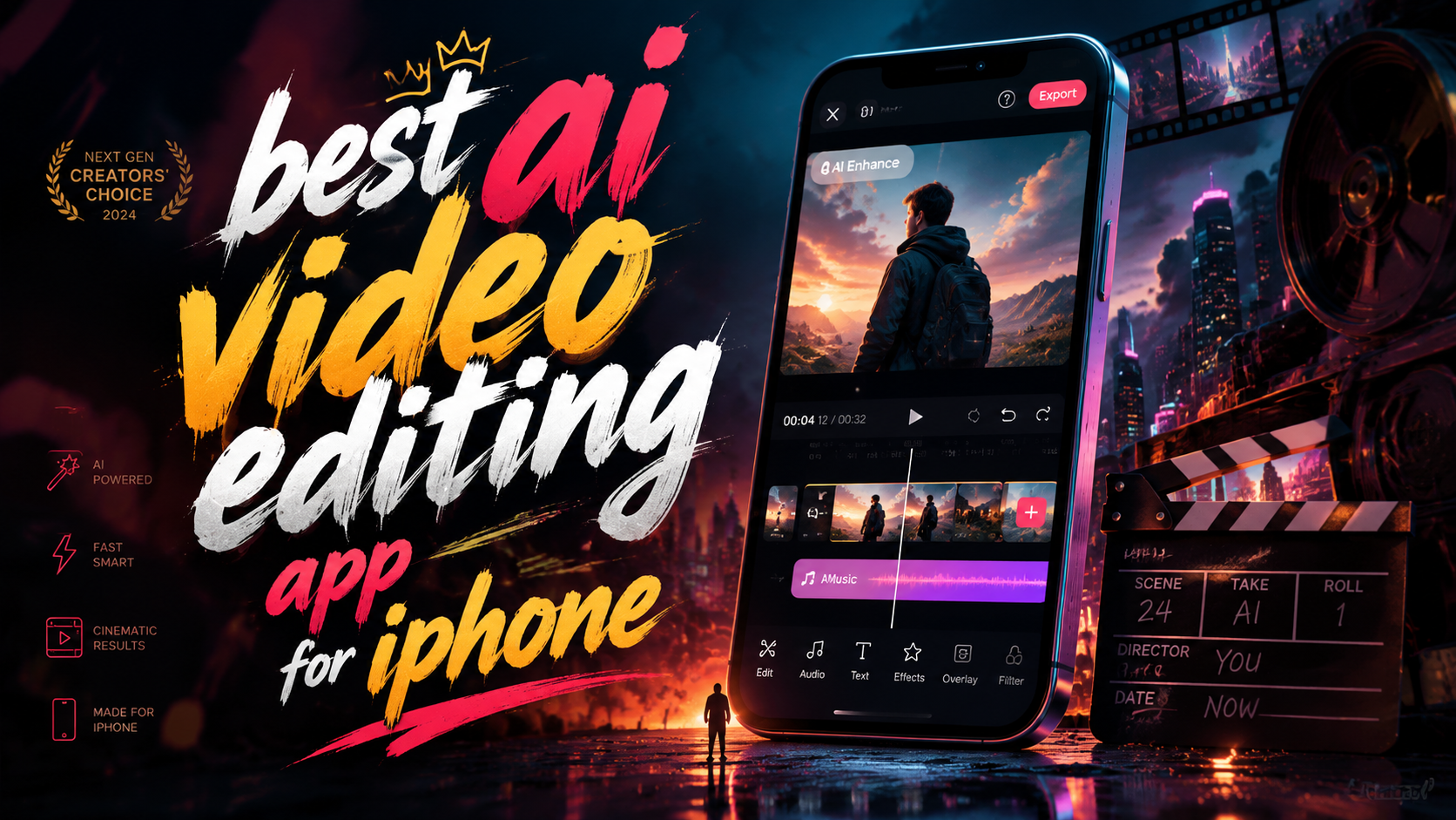 Meilleure appli d'édition vidéo IA pour iPhone en 2026