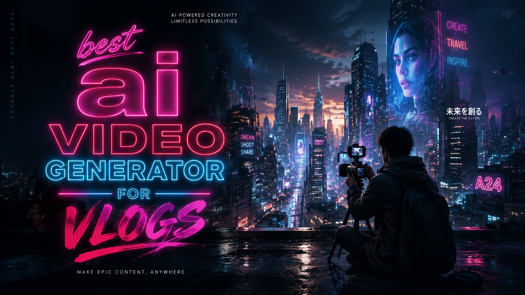 Best AI Video Generator for Vlogs in 2026: Top Picks