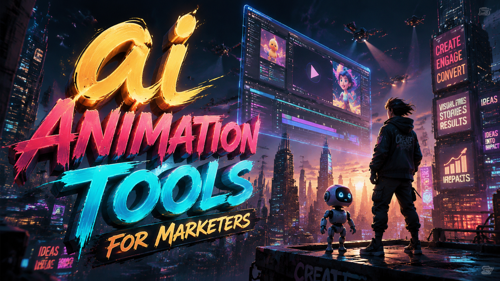 Herramientas de animación con IA para marketers en 2026