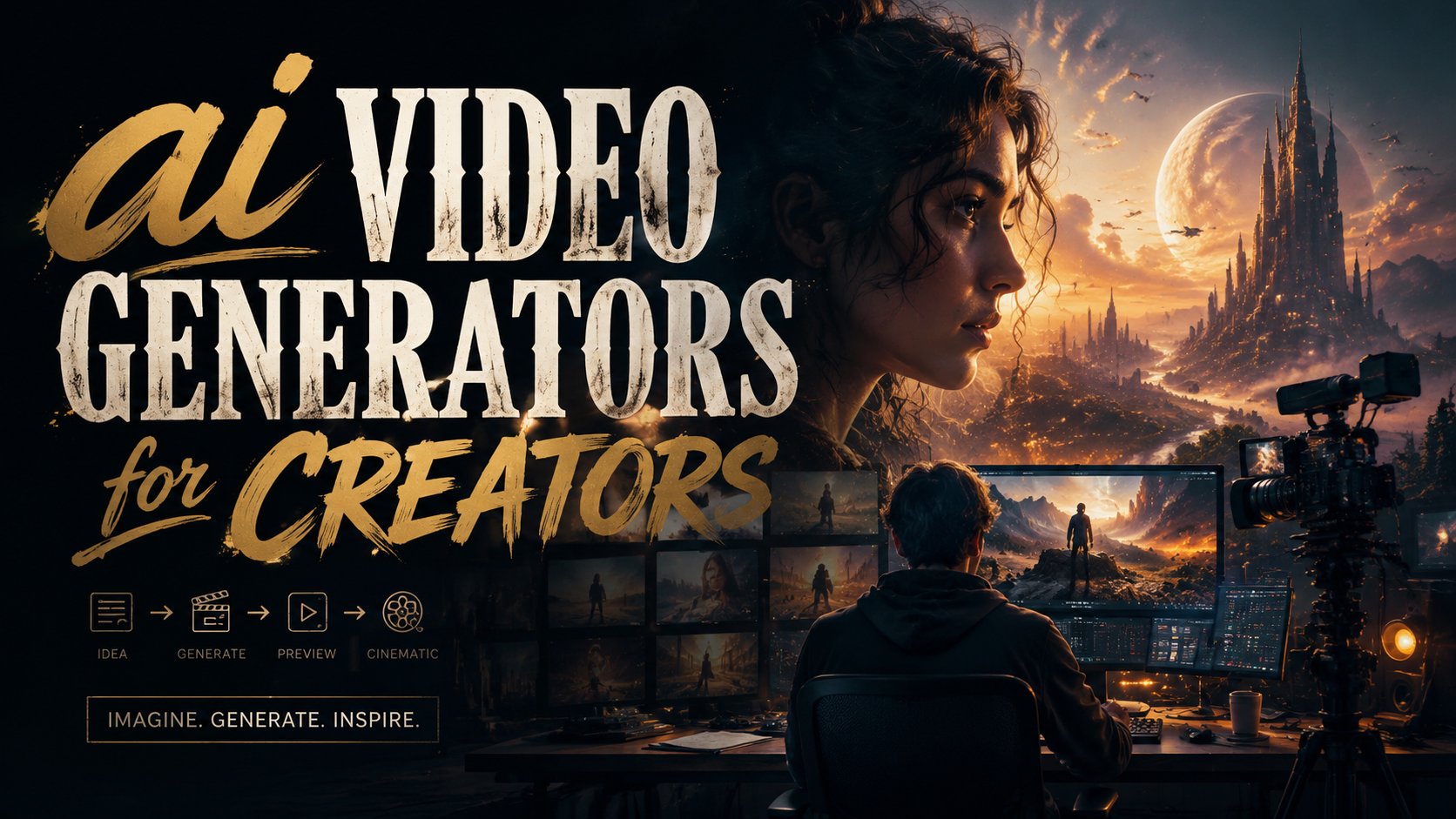 Generadores de video con IA para creadores: Herramientas clave 2026