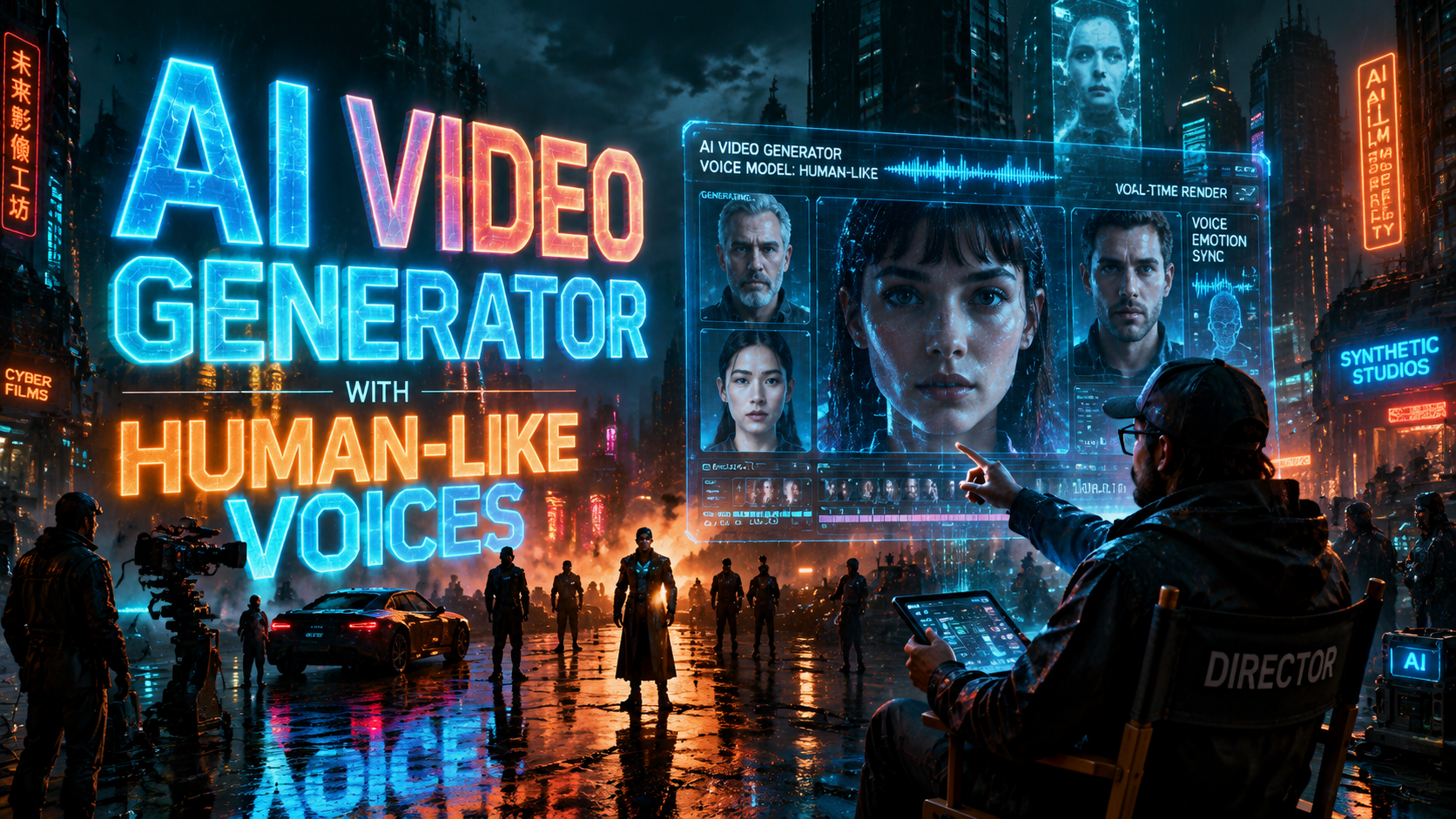AI Video Generator with Human-Like Voices (2026) | Next-Gen Tech