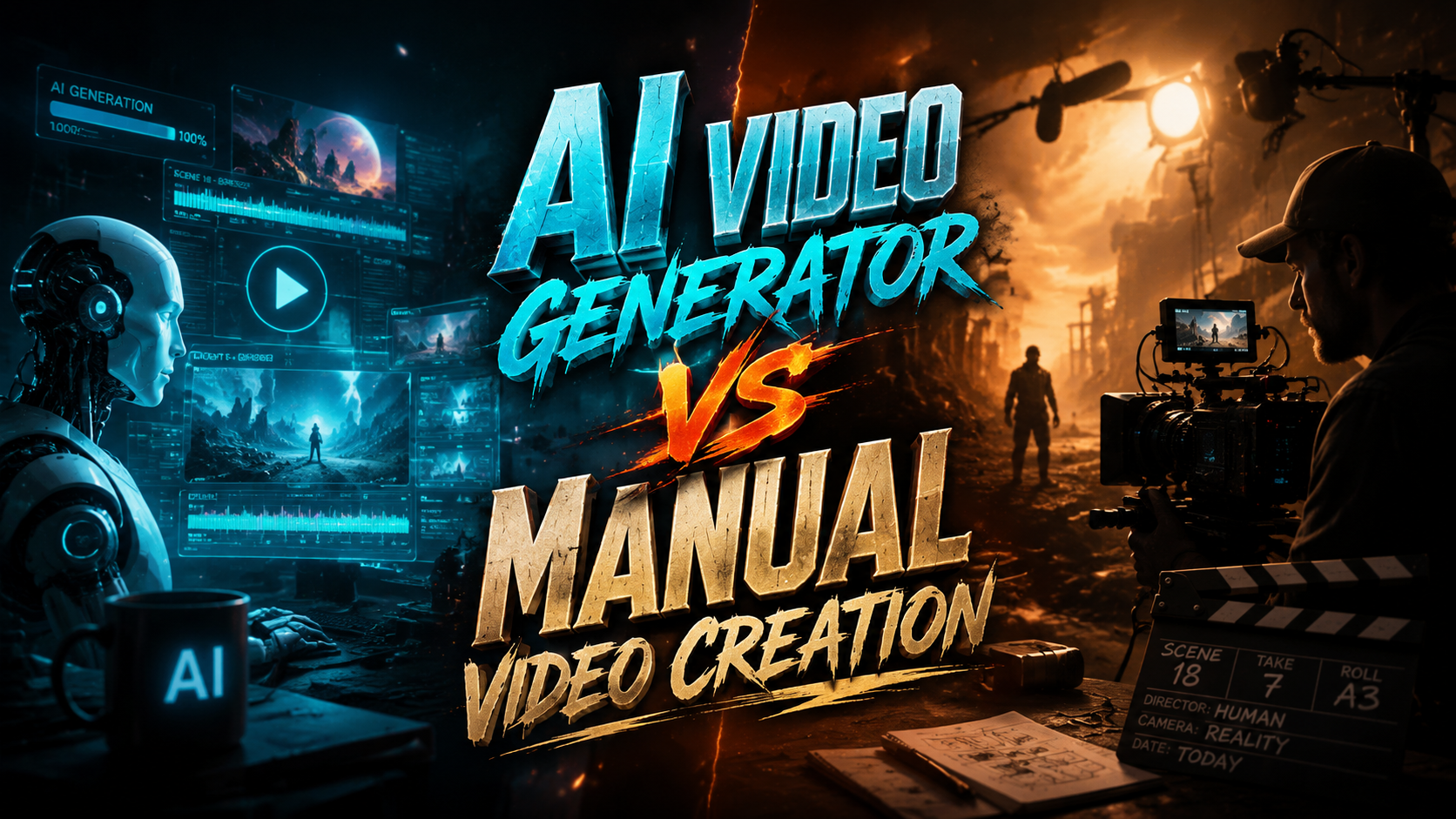 AI Video Generator vs Manual Creation: 2026 Showdown