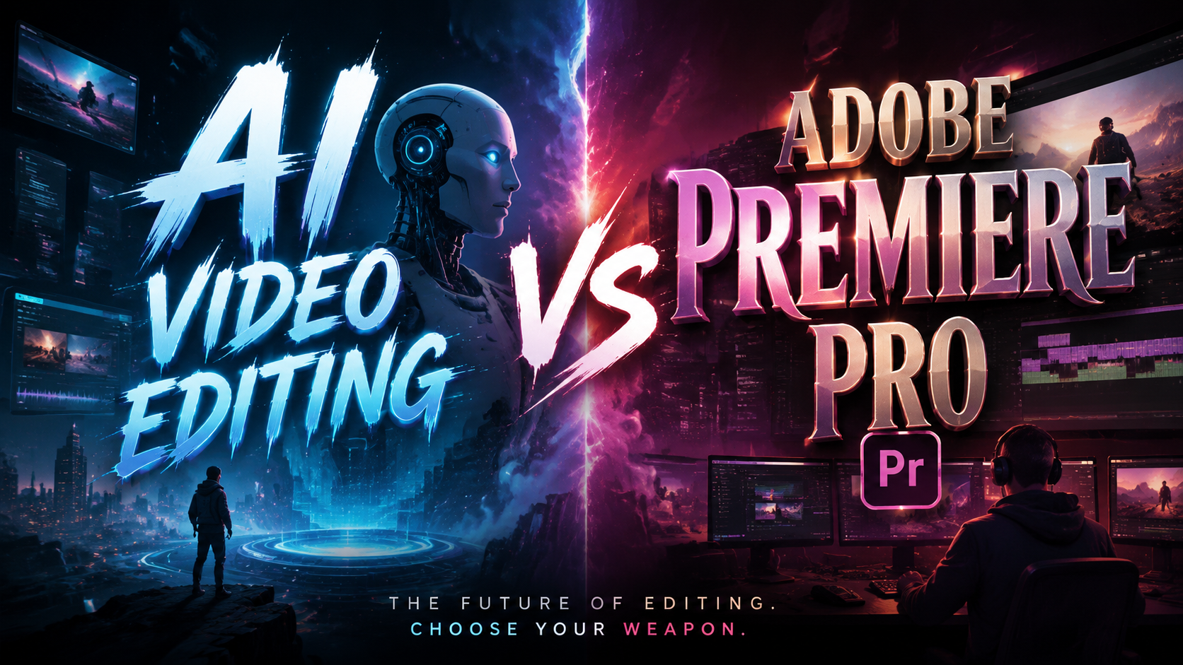 Edición de vídeo con IA vs Adobe Premiere Pro: Comparativa 2026