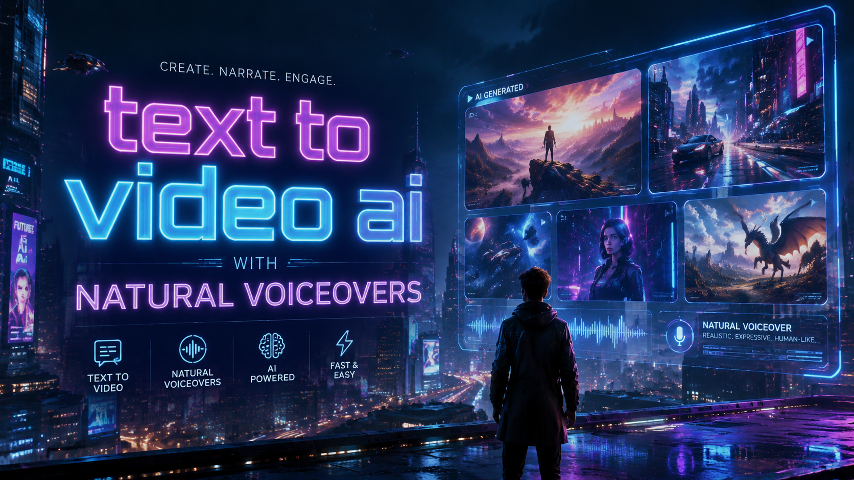 IA Texte vers Vidéo avec Voix Off Naturelle en 2026