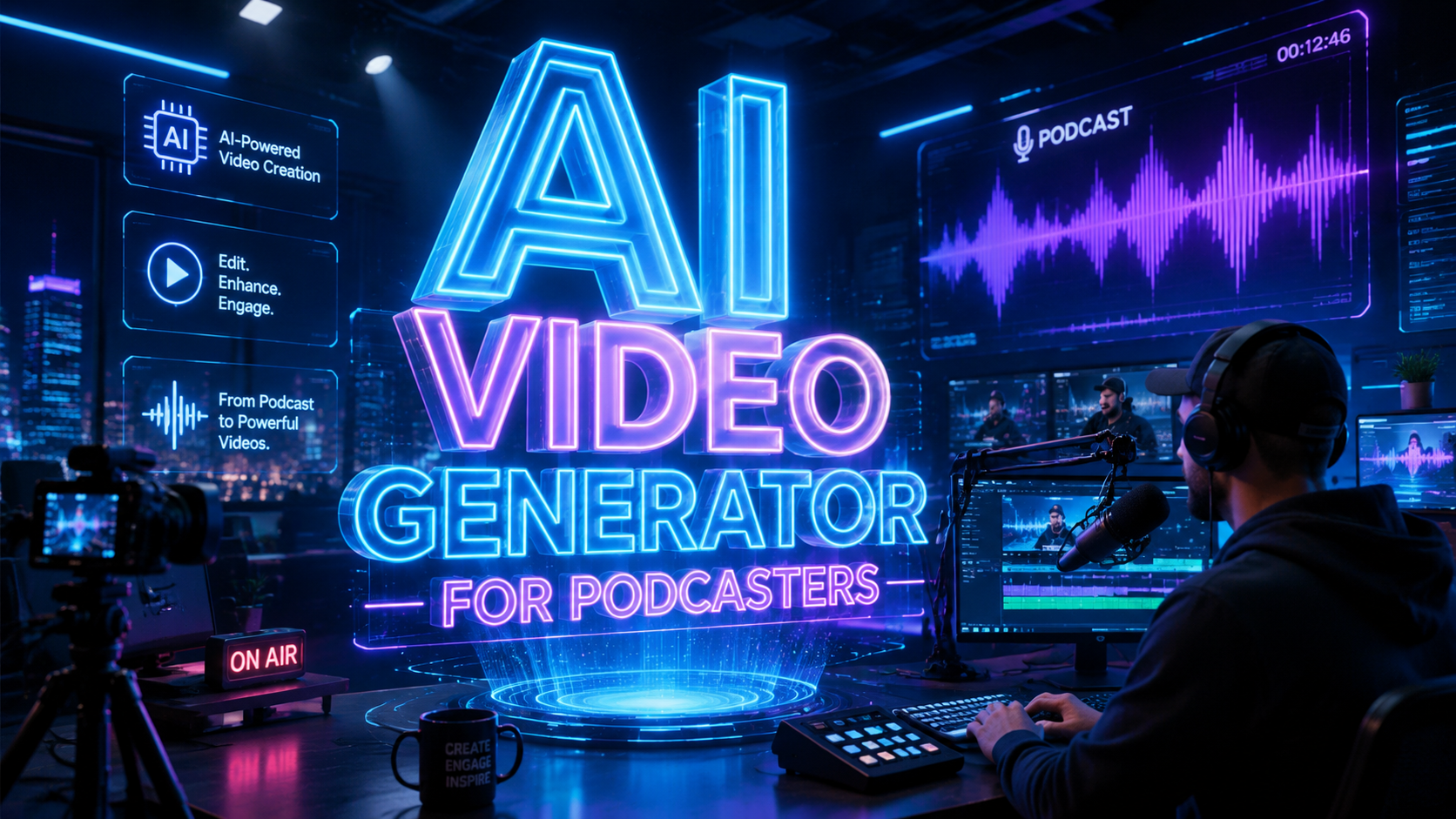 Générateur vidéo IA pour podcasteurs : Boostez votre contenu