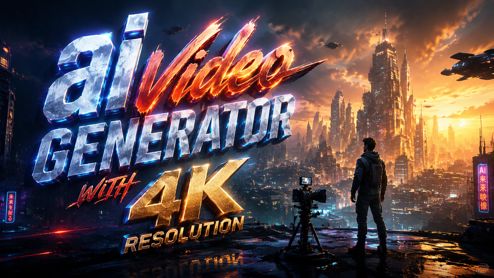 Gerador de Vídeos em IA com Resolução 4K | 2026