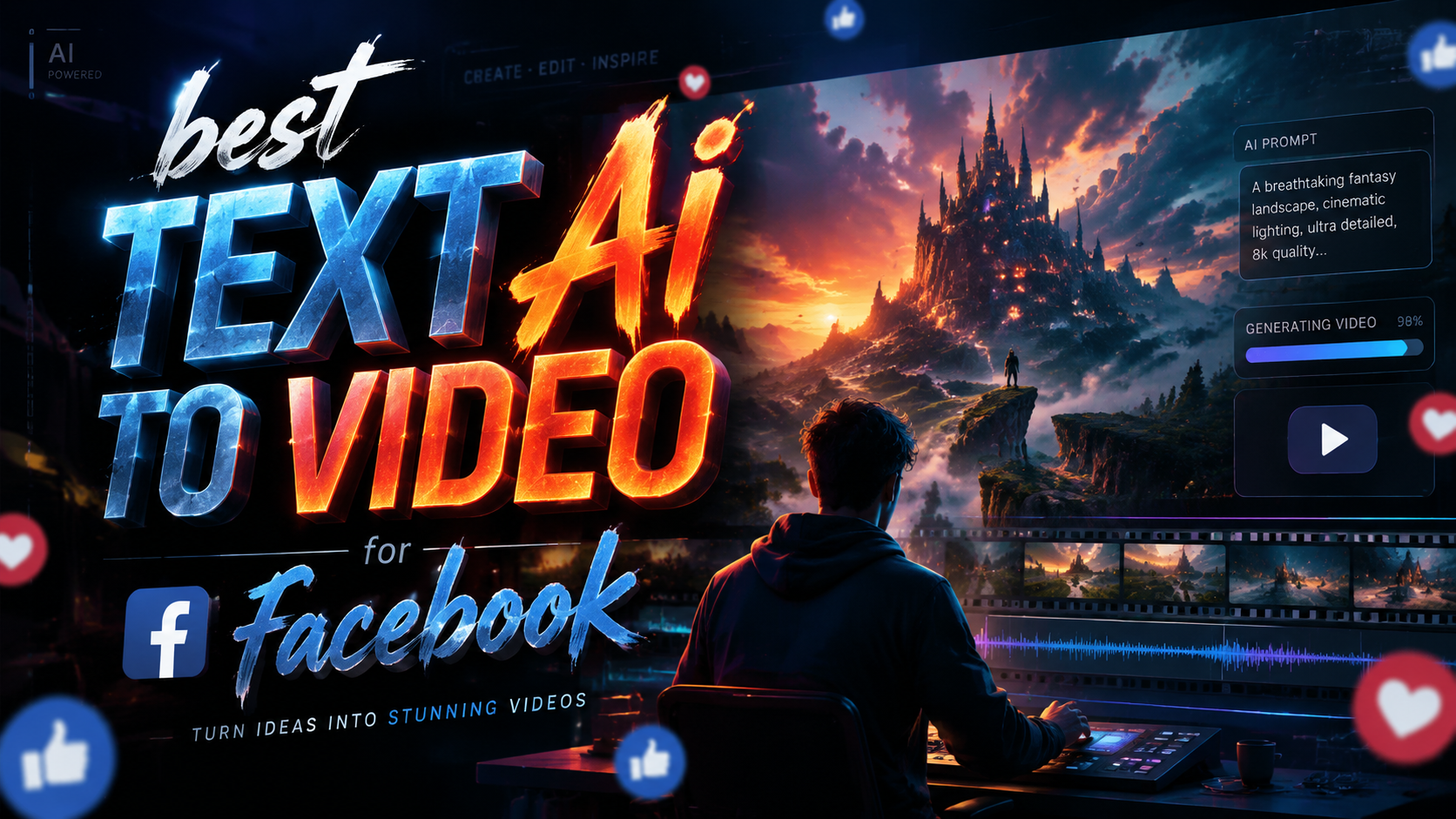 Best Text to Video AI for Facebook in 2026: Top Picks