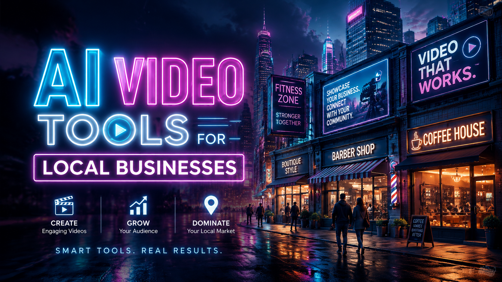 Outils vidéo IA pour les entreprises locales en 2026